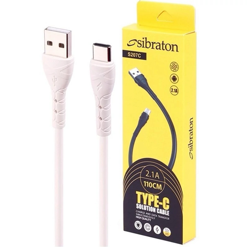 کابل تایپ سی سیبراتون Sibraton S207C