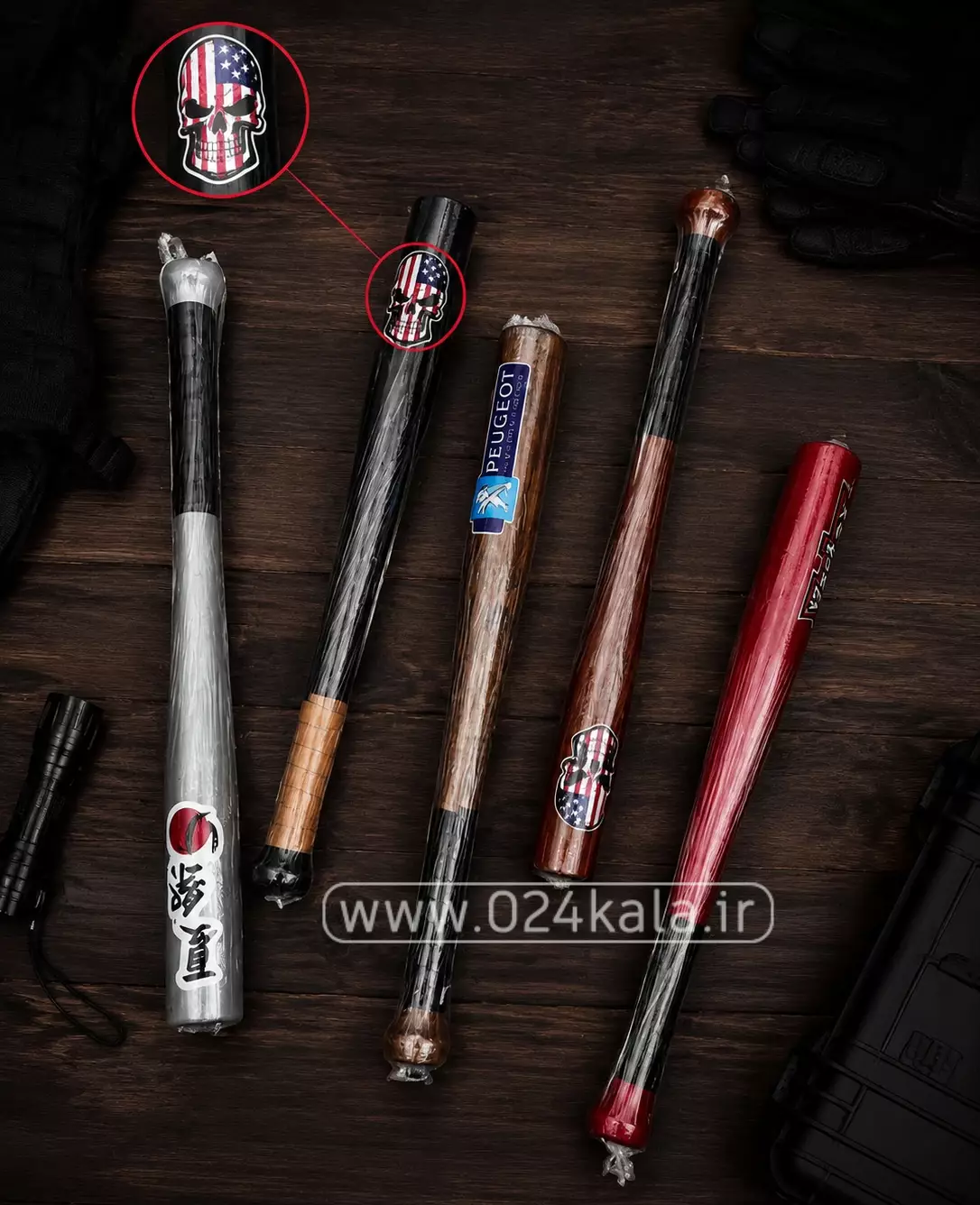 چوب بیسبال 60 سانتی Woodman