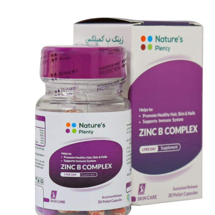 زینک ب کمپلکس نیچرز پلنتی 30 عددی