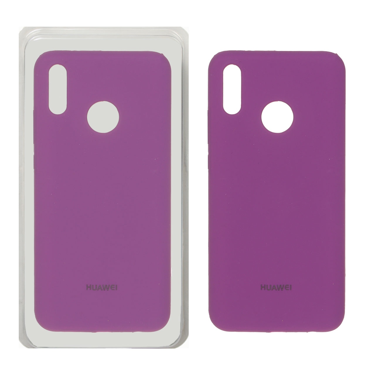 خریدقاب سیلیکونی پاک کنی اورجینال Huawei Y9 2019 - ارغوانی (پک دار)تاپگارد