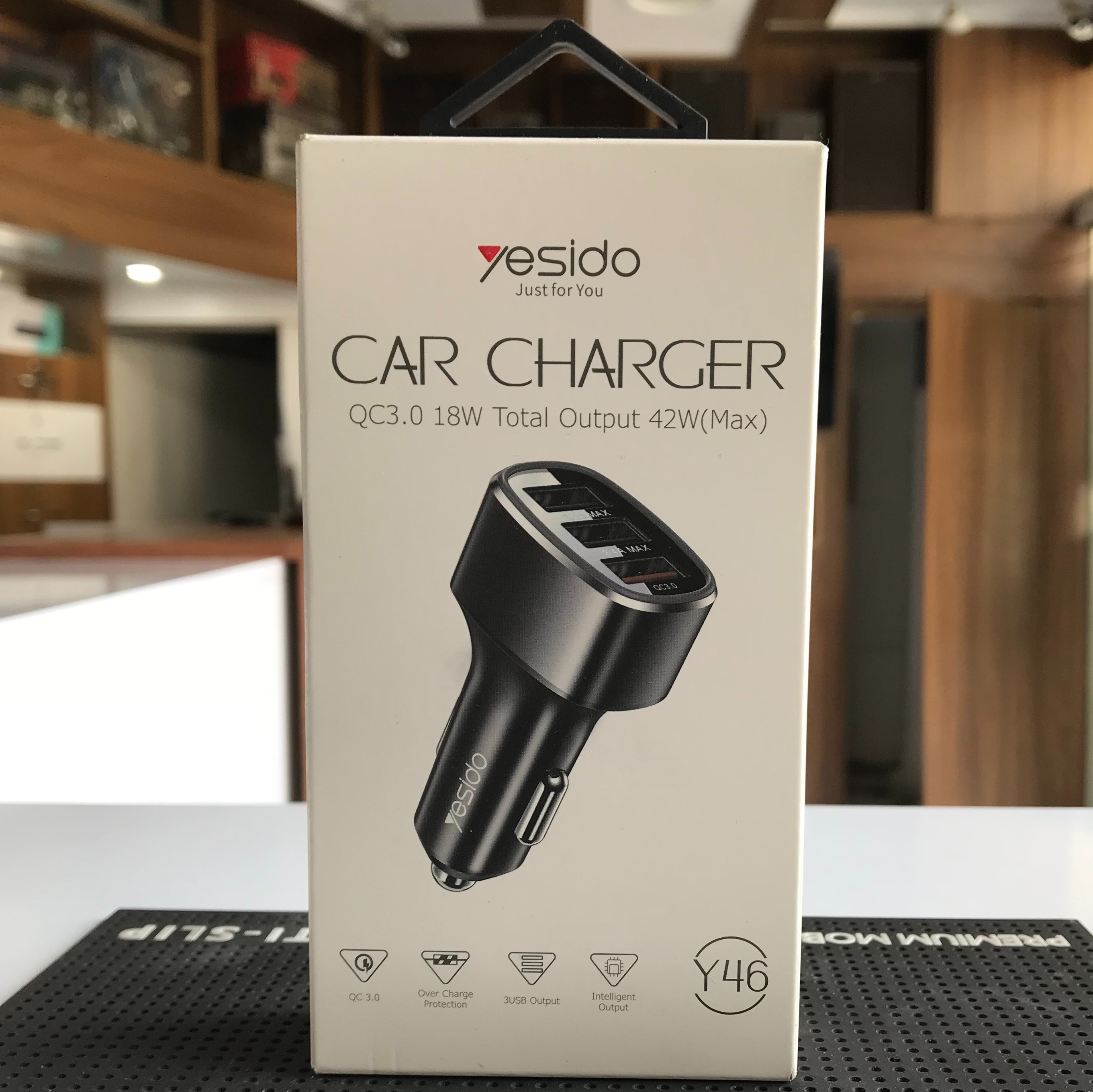 شارژر فندکی YESIDO وات42 MAX