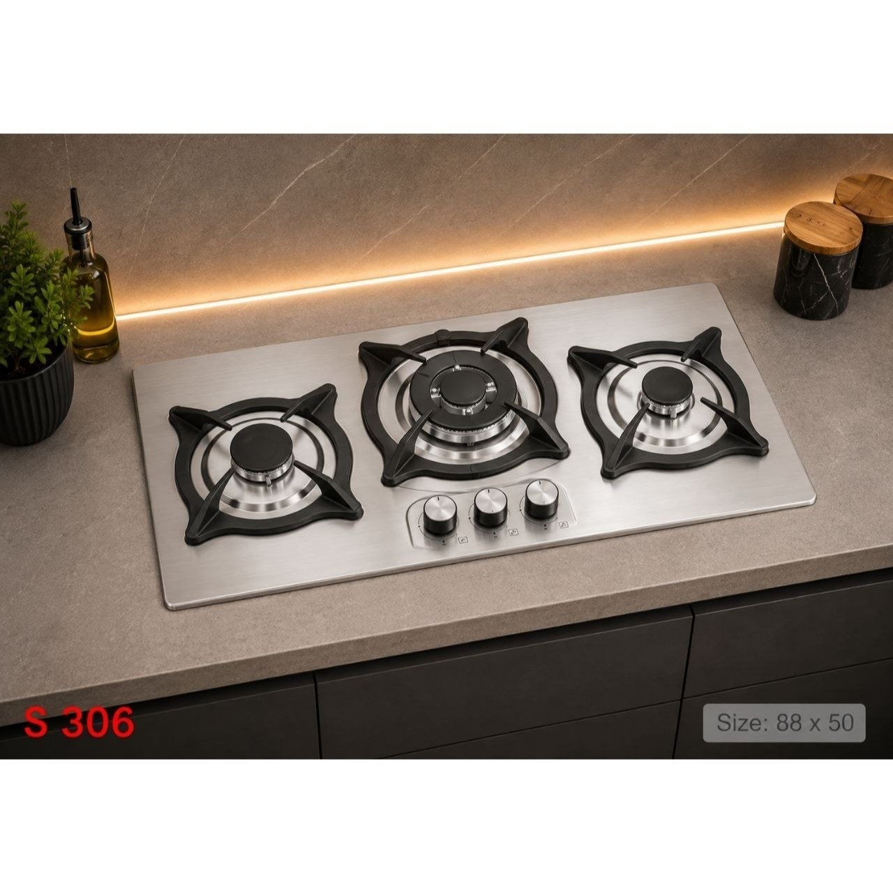 گاز رو میزی باکیفیت بارینو پلاس کد 306