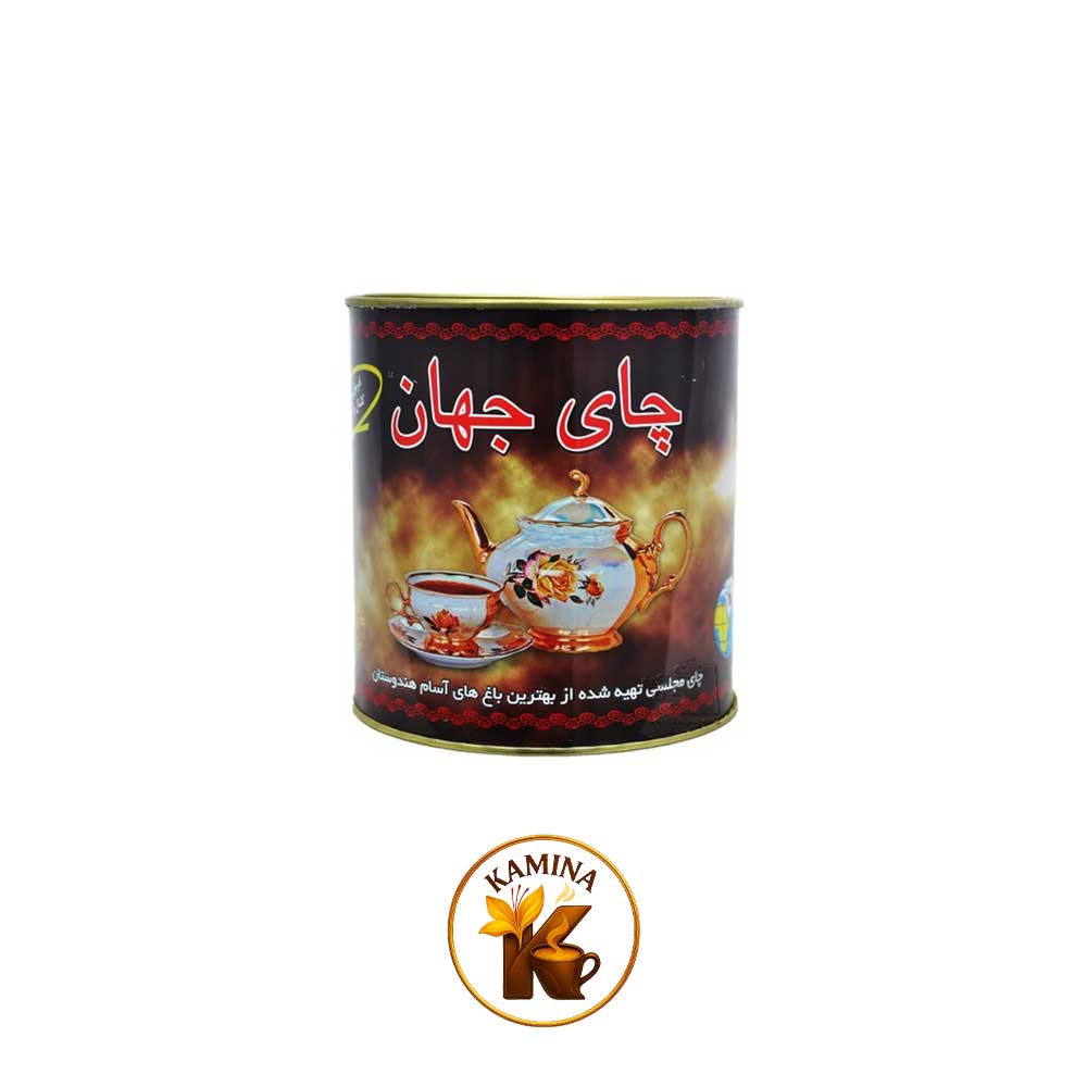 چای قوطی فلزی جهان حجم 450گرم