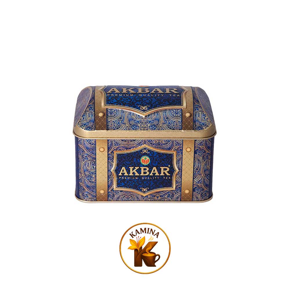 چای مشرقی سلطنتی صندوقی آبی اکبر 250گرمی