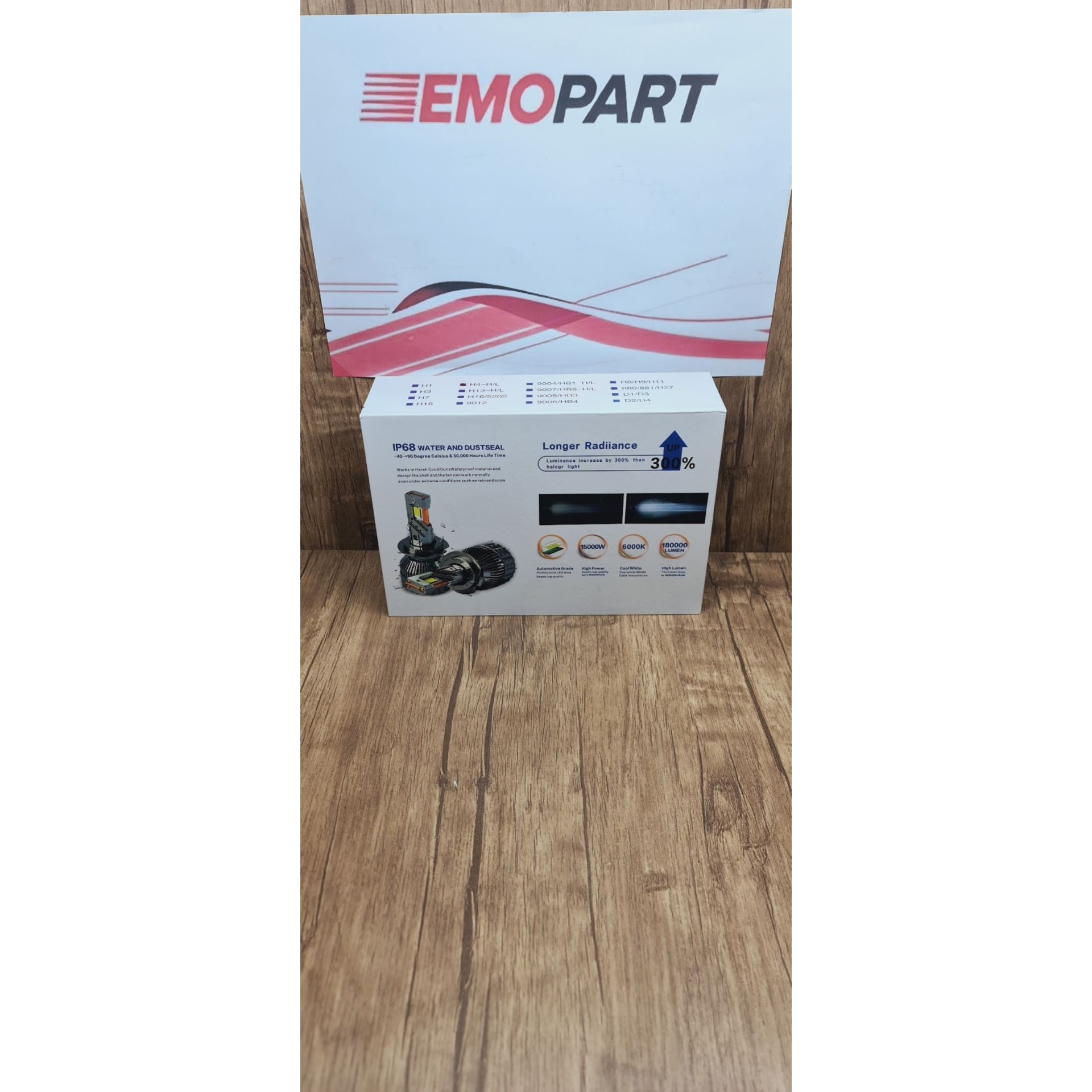 هدلایت تک حالته نور سفید قوی WINER V120 خار H4 بسته 2 عددی