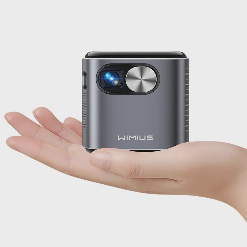 مینی پروژکتور جیبی WiMiUS Q2 Pro اورجینال اندروید، WiFi 6 و بلوتوث 5.2، DLP، 1080p