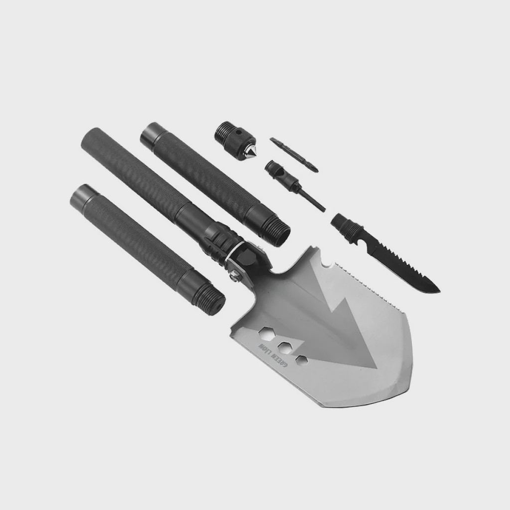 بیل 14 کاره کمپینگ گرین لاین مدل Multi Shovel