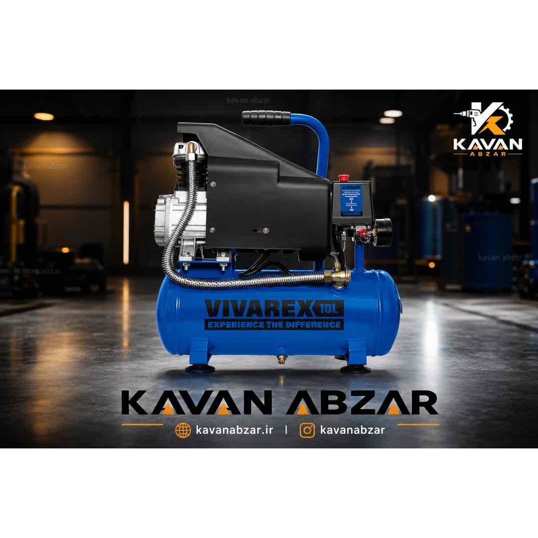 کمپرسور باد روغنی 10 لیتری برند ویوارکس مدل VR1010-AC