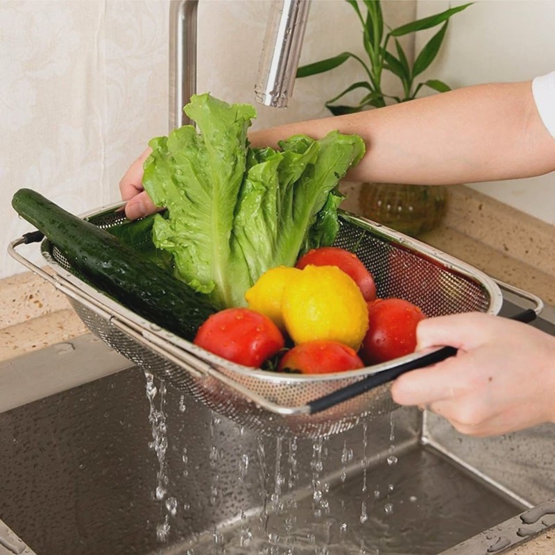 سبد سینک استیل کشویی وارداتی