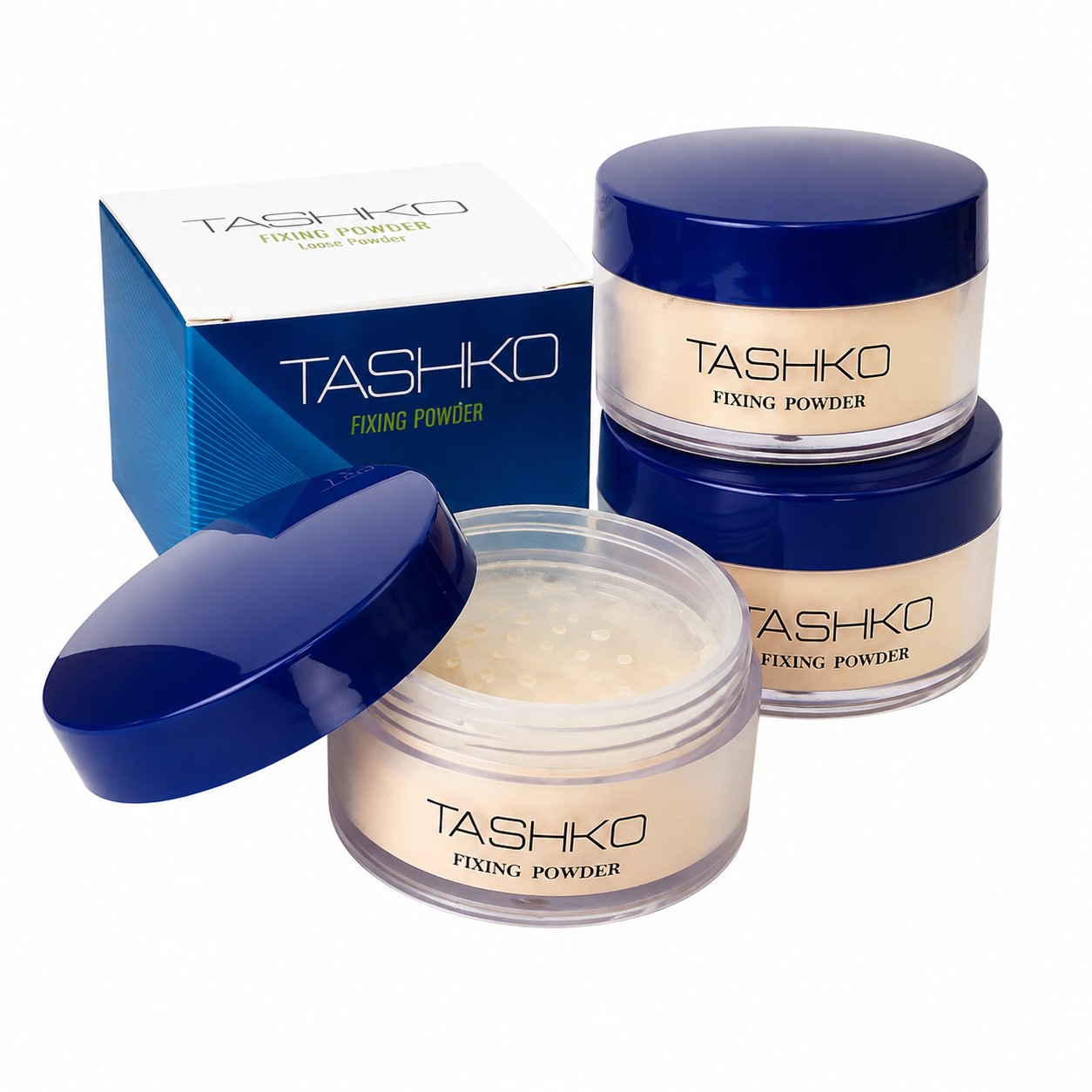 پودر فیکس آرایشی تاشکو (TASHKO) تثبیت کننده آرایش با ماندگاری بالا