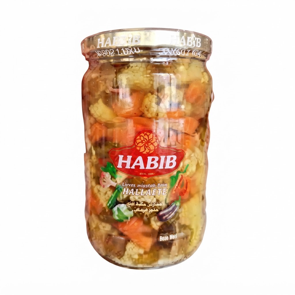 ترشی مخلوط 800گرم حبیب