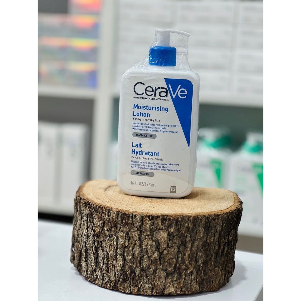 لوسیون مرطوب کننده صورت و بدن سراوی Cerave پوست خشک و خیلی خشک لوسیون مرطوب کننده سراوی پوست خشک حاوی هیالورونیک اسید...