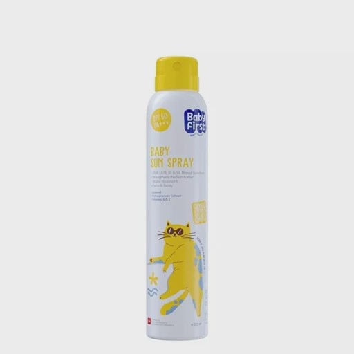 اسپری ضدآفتاب کودک بیبی فرست SPF 50