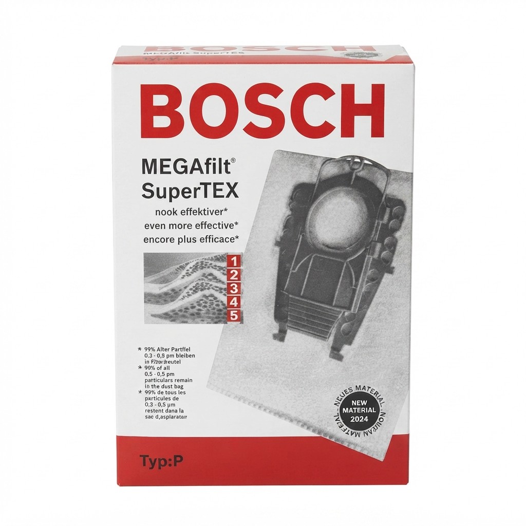 پاکت جاروبرقی بوش ارگو مکس 2000 کیسه جاروبرقی Bosch Ergomax Type P پنج لایه با کیفیت بالا