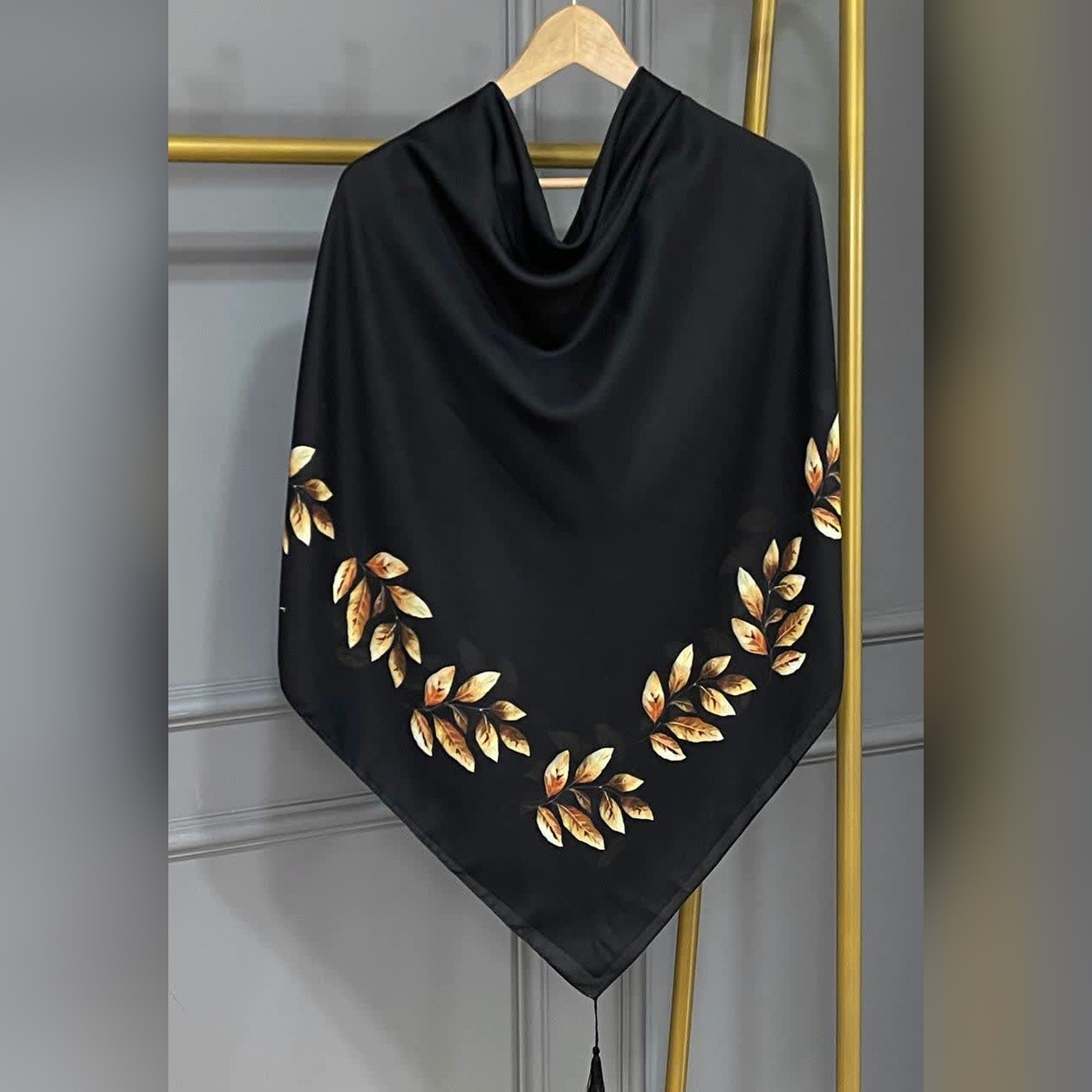 روسری و کیف ست طرح برگ هانا (B2)