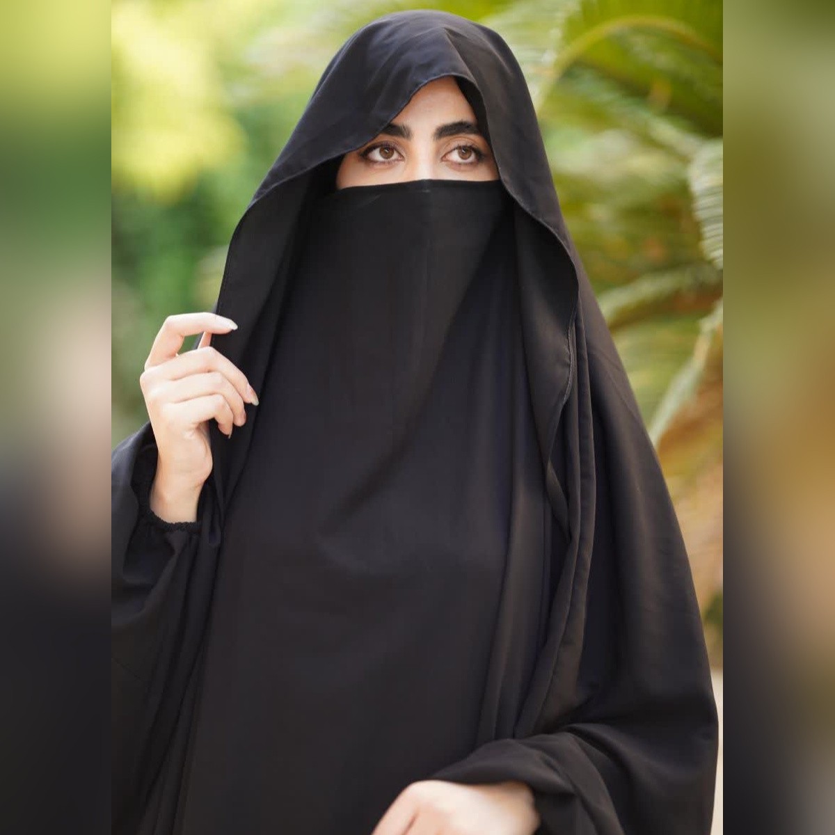 چادر عربی طرح آرامش (چادر و عبا و خمار یکجا)
