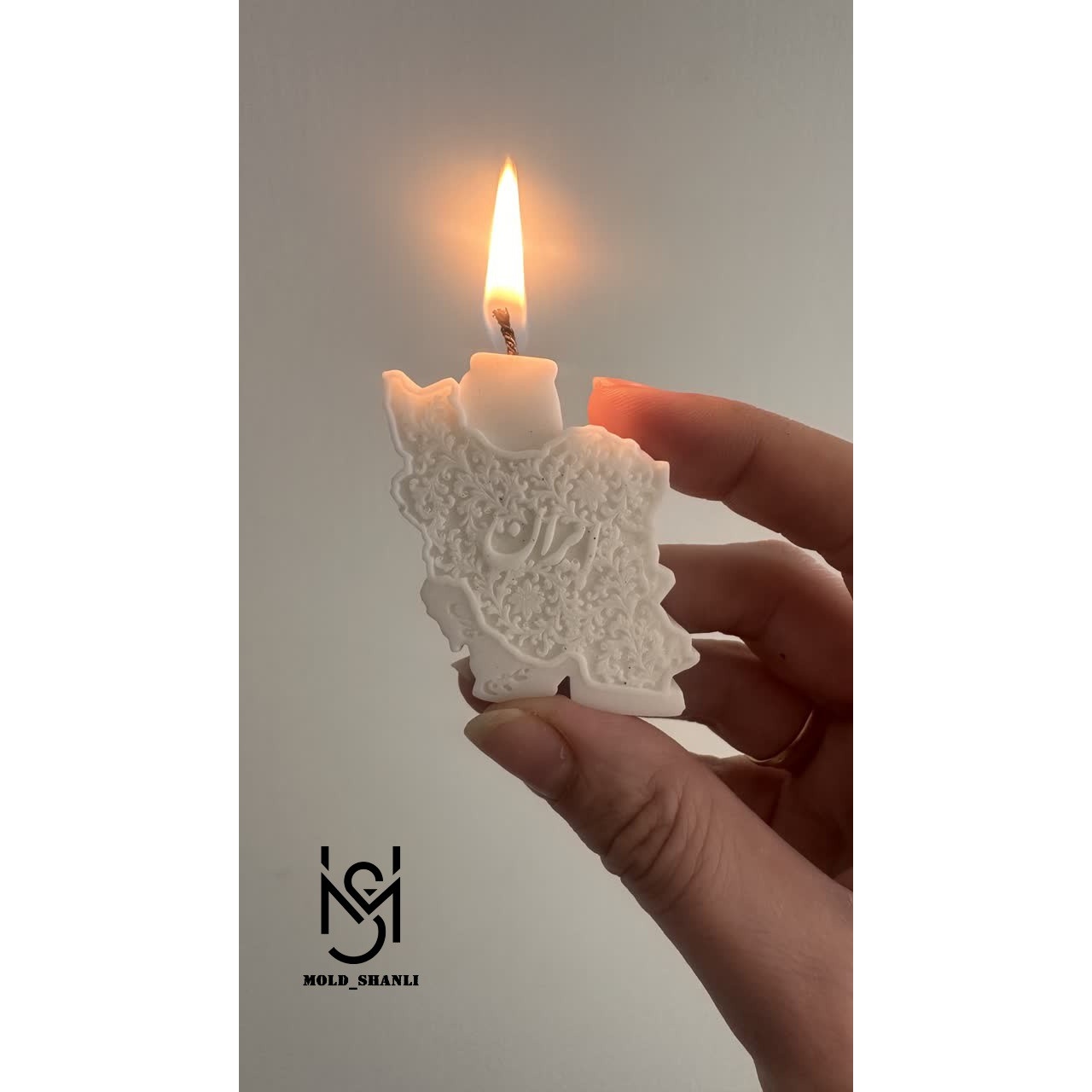 قالب سیلیکونی نقشه ایران برای شمع سازی و رزین