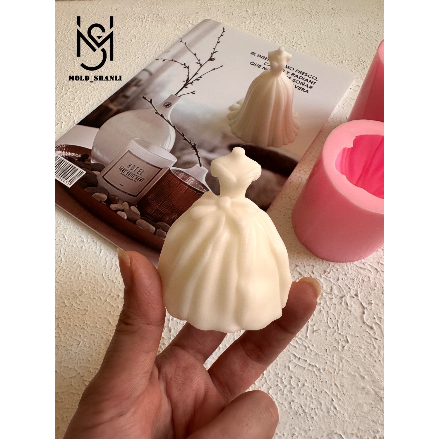 قالب سیلیکونی لباس عروس 6و8 سانت