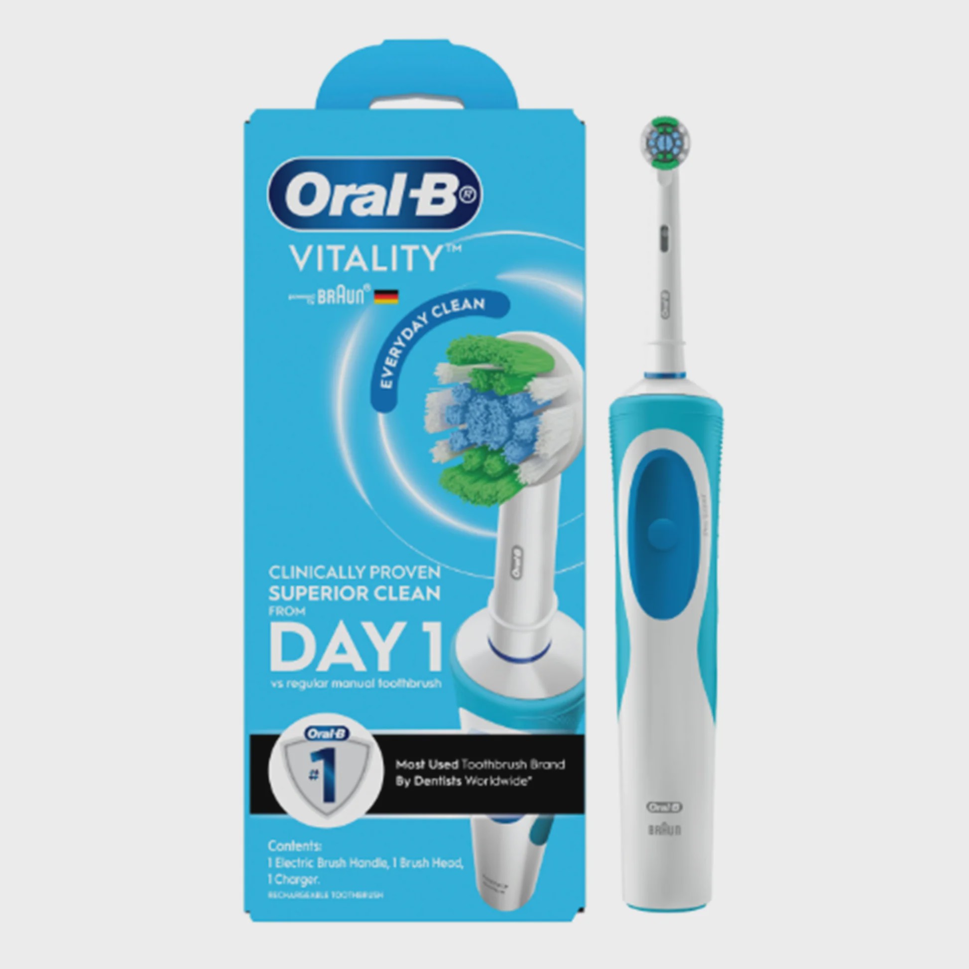 مسواک برقی شارژی اورال بی Vitality Everyday Clean؛ پاکسازی روزانه Oral-B