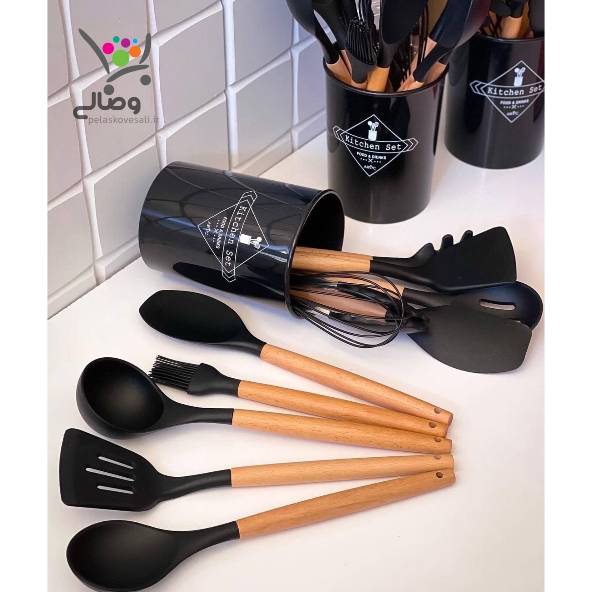 کفگیر و ملاقه سیلیکونی