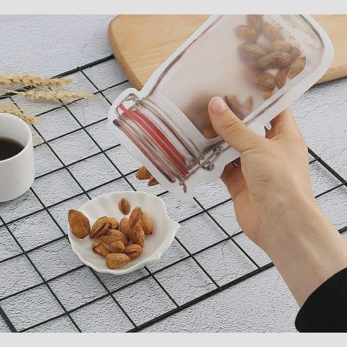 بانکه نایلونی زیپی تک عددی