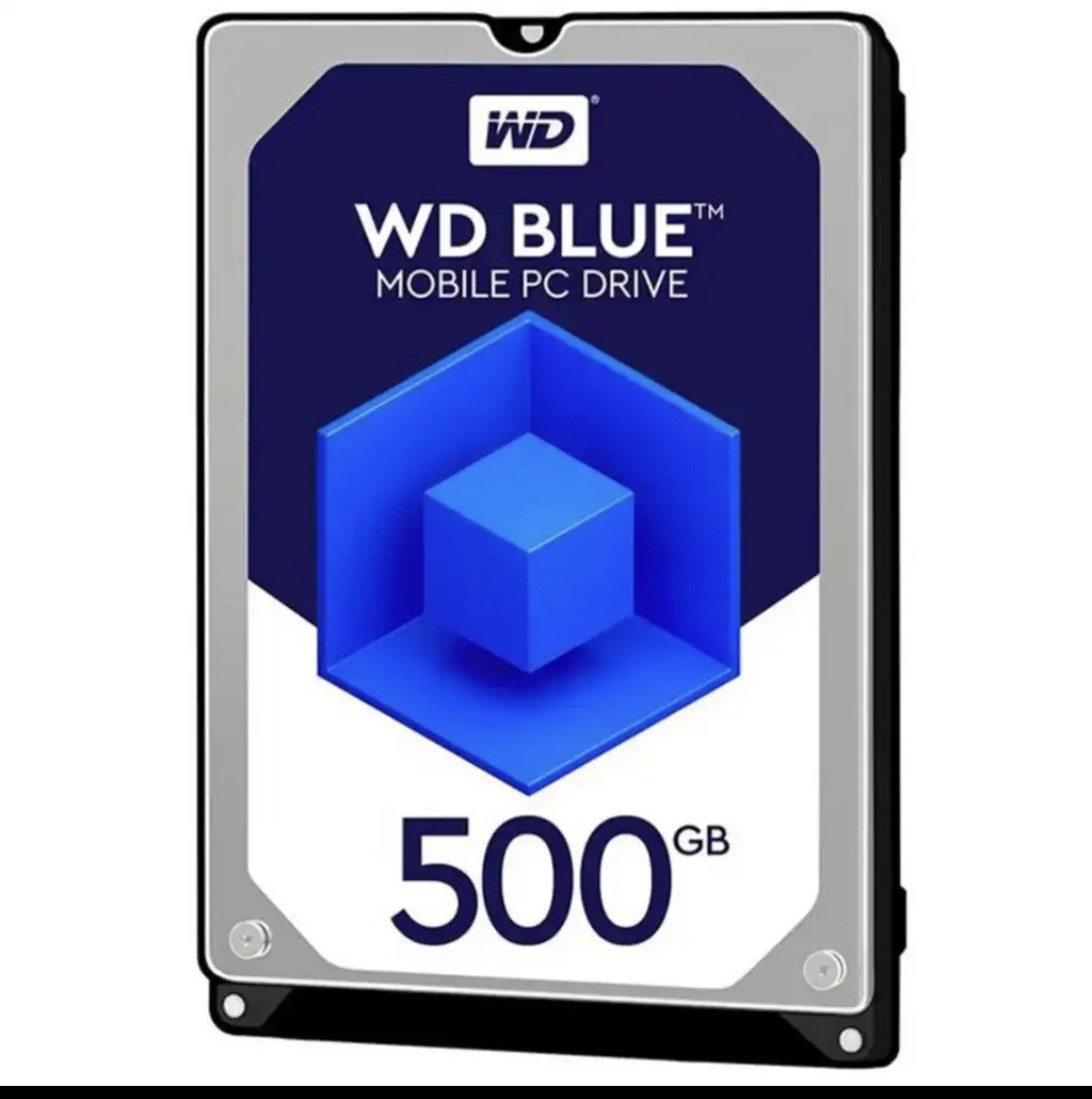 هارد دیسک اینترنال وسترن دیجیتال با رابط SATA مدل WD500 ED BLUE ظرفیت 500 گیگابایت