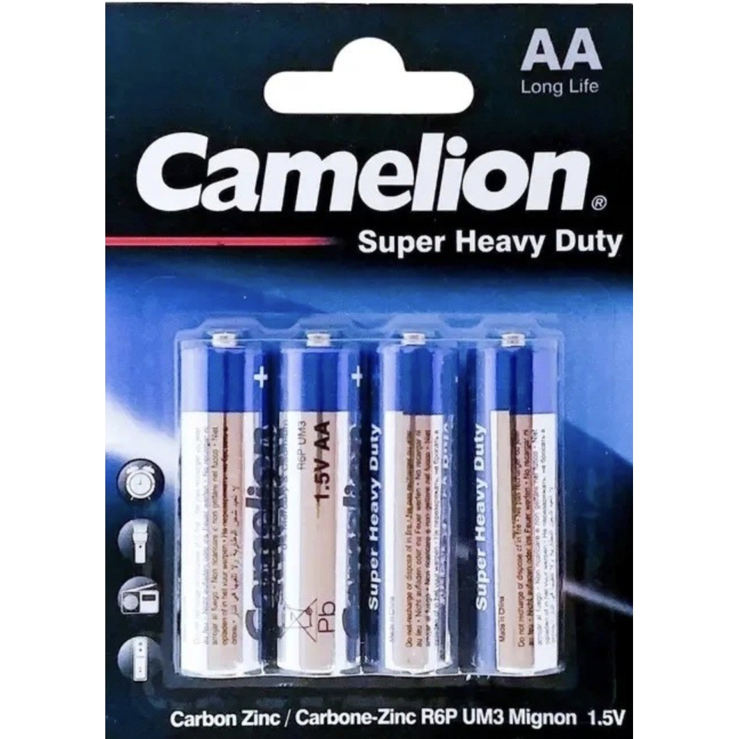 باتری قلمی CAMELION مدل Super Heavy Duty بسته 4 عددی