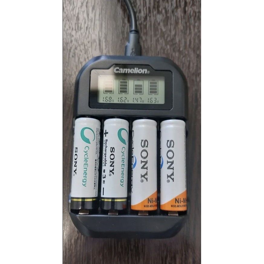 باتری قلمی قابل شارژ سونی مدل NH-AA HR15 51 ظرفیت 4600 میلی آمپر ساعت بسته 2 عددی
