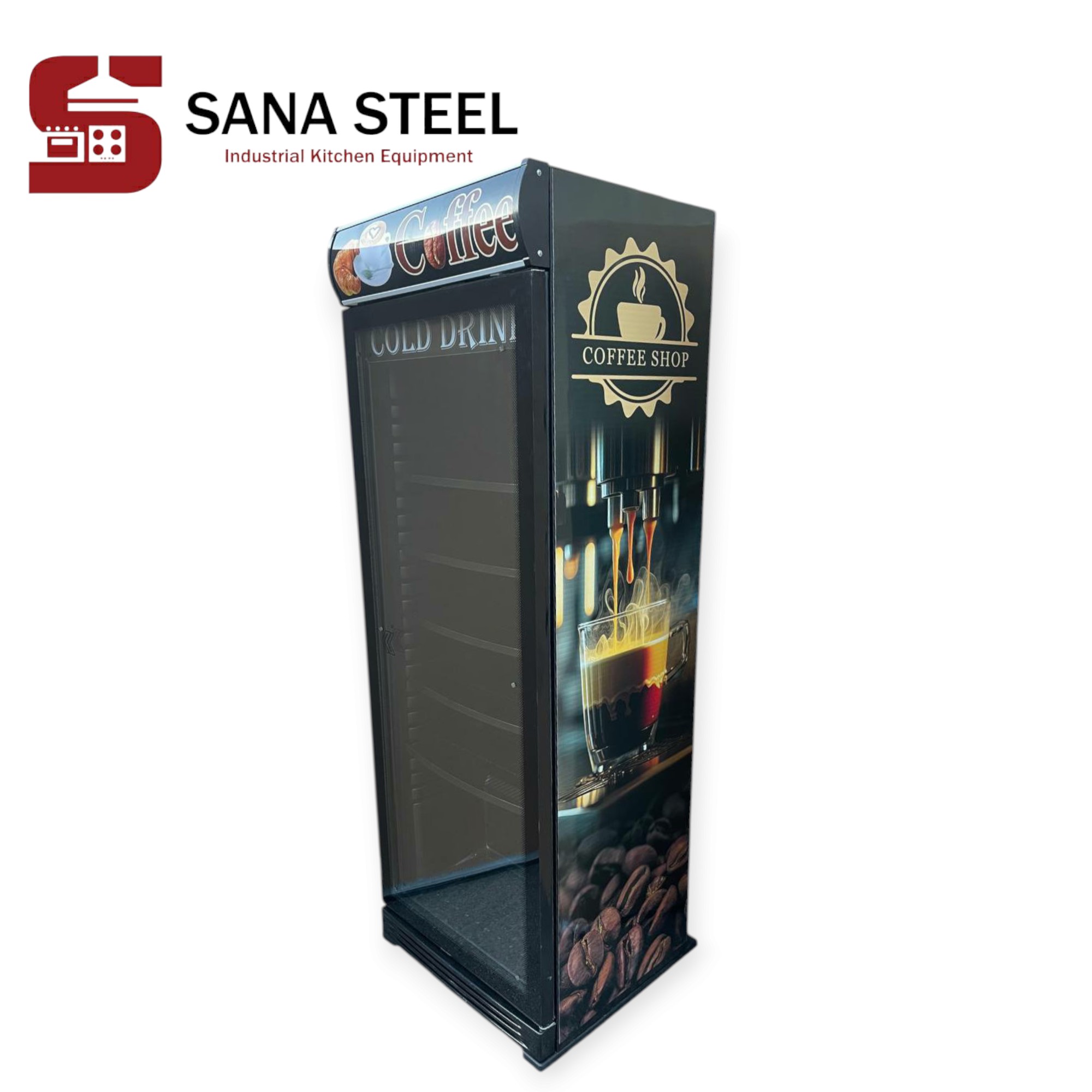 یخچال ایستاده دهنه 70 طرح کافه
