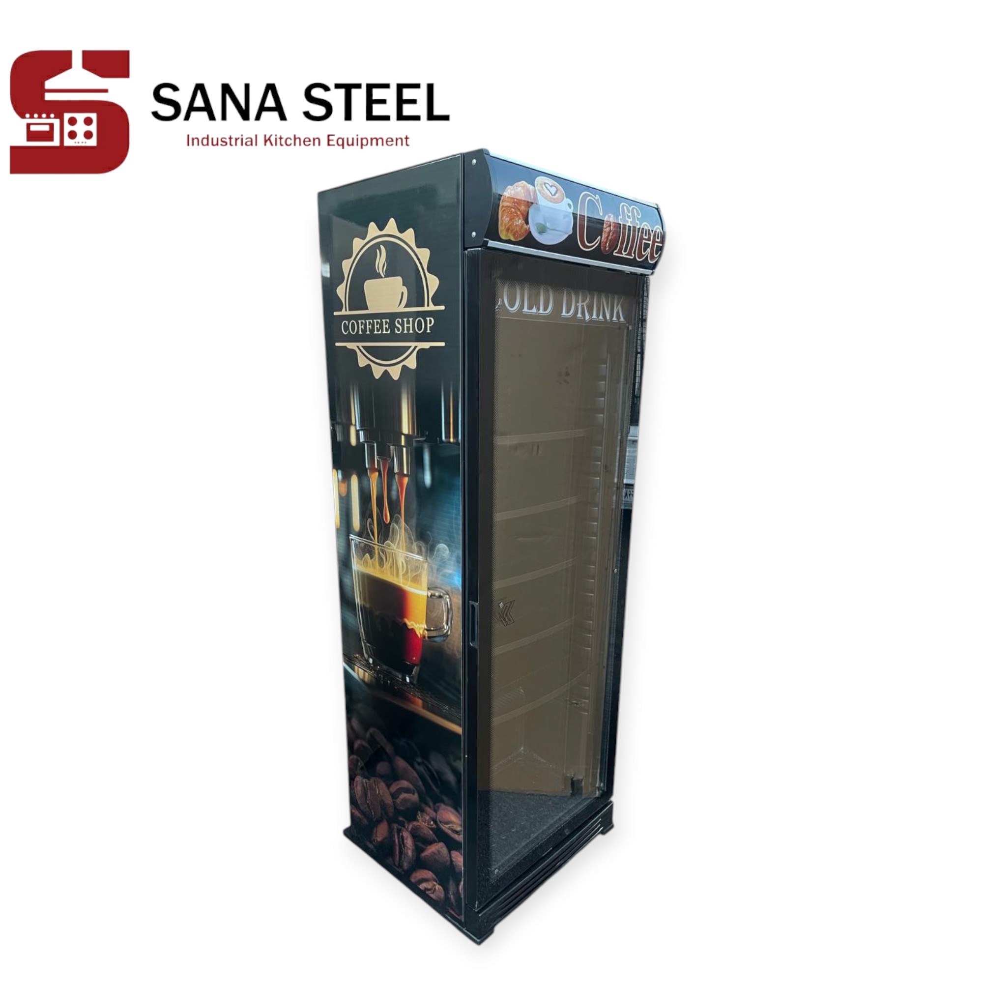 یخچال ایستاده دهنه 70 طرح کافه
