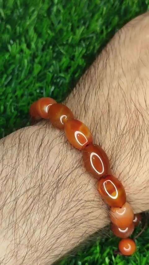 دستبند سنگ عقیق (کد5)