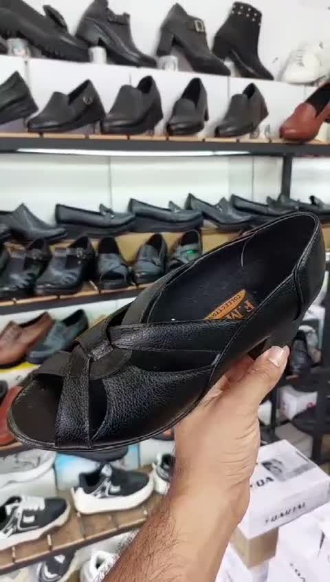 صندل زنانه پاشنه 5 چرم گره ای کد s