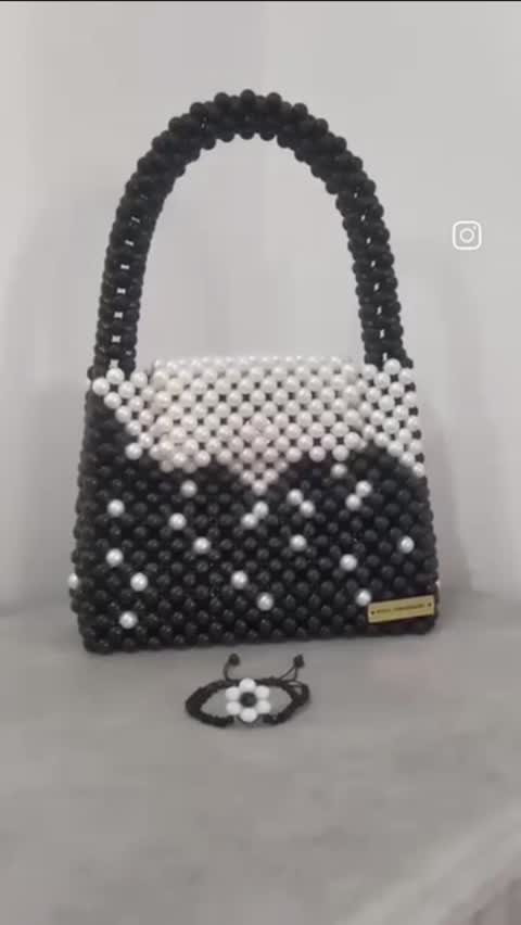 کیف کارت مرواریدی