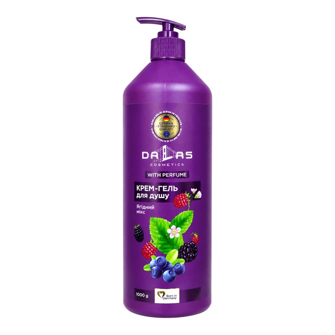 شامپو بدن دالاس DALAS مدل Berry Mix حجم 1000 میلیلیتر