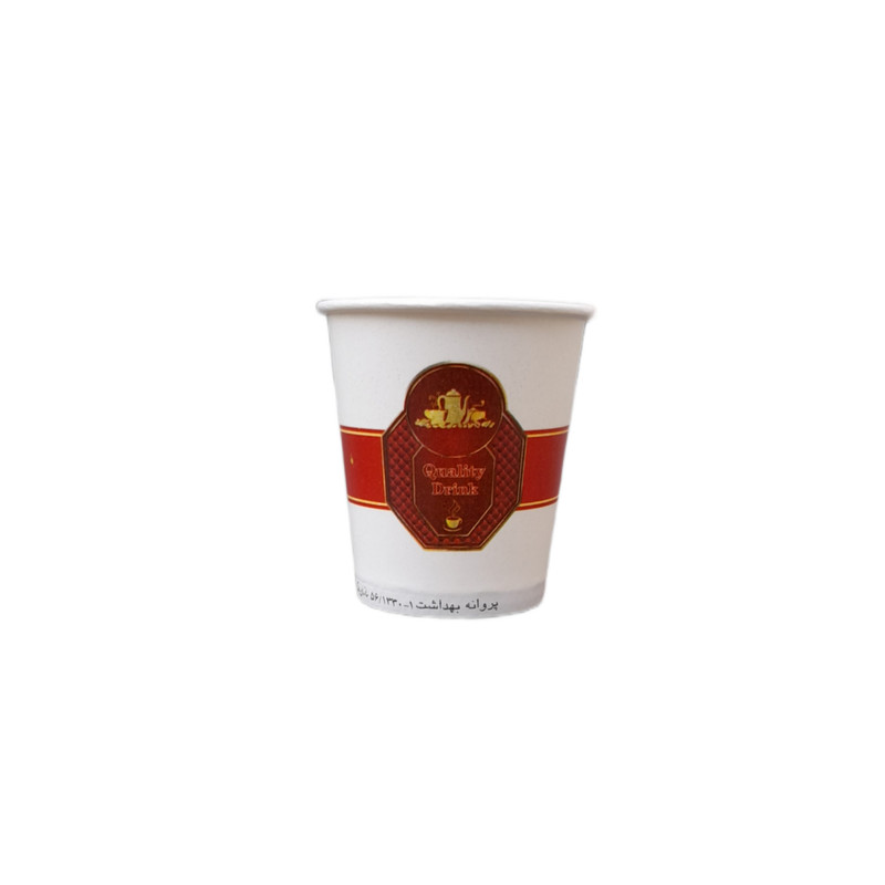 لیوان یکبار مصرف کاغذی مدل شات قهوه 60cc کد0060 بسته 50 عددی
