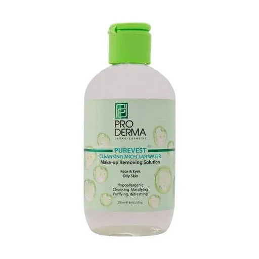 محلول پاک کننده آرایش پرودرما PRODERMA پوست چرب حجم 250 گرمی