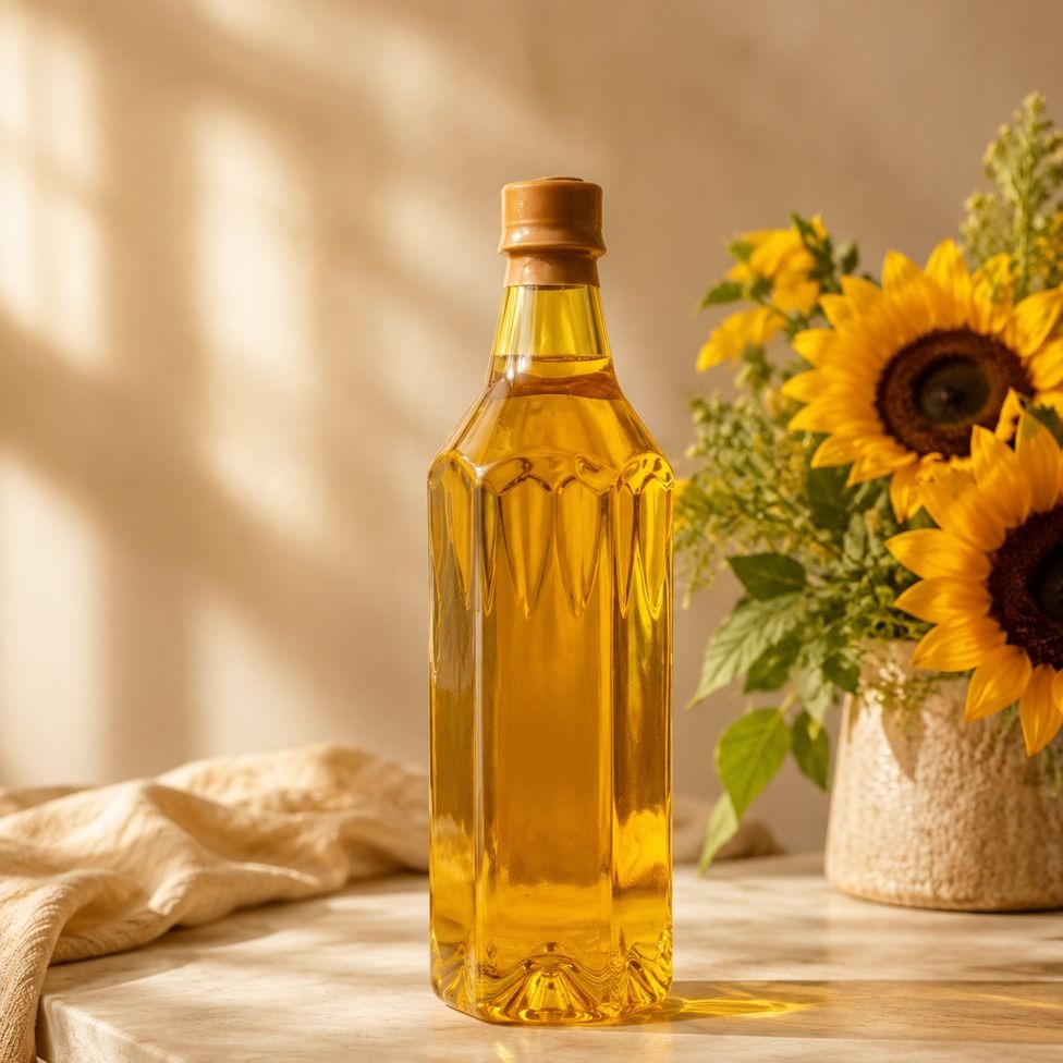 روغن آفتابگردان خارجی طبیعی یک لیتری