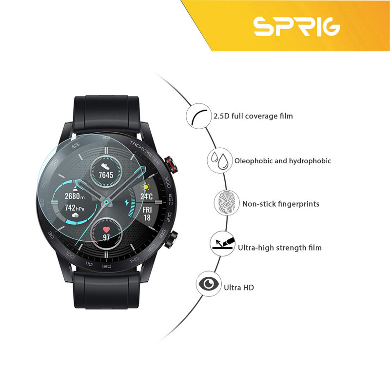 محافظ صفحه نمایش اسپریگ مدل SPG مناسب برای ساعت هوشمند سامسونگ Galaxy Watch 3 45mm - با بهترین کیفیت