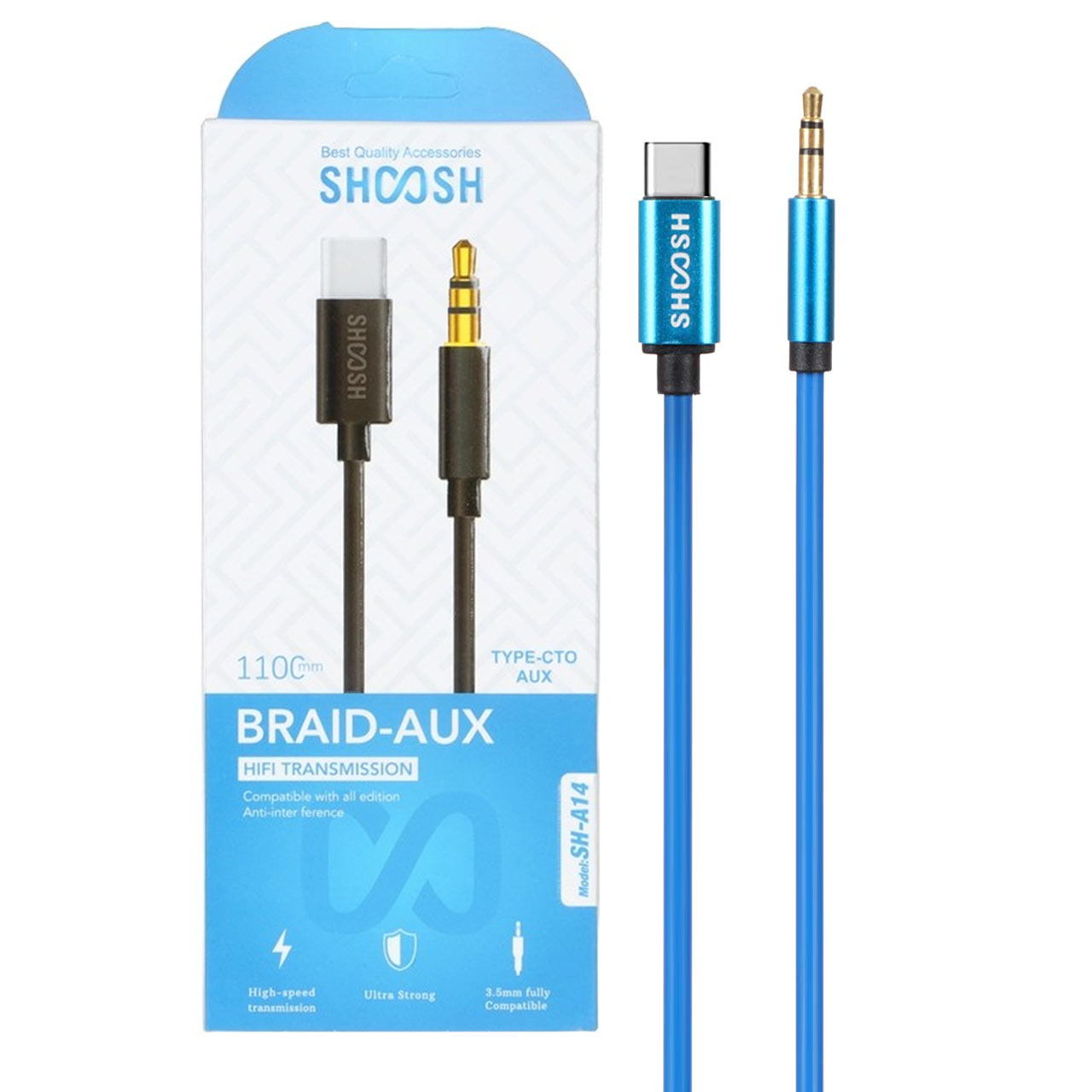 کابل تبدیل USB-C به AUX شوش مدل SH-A14