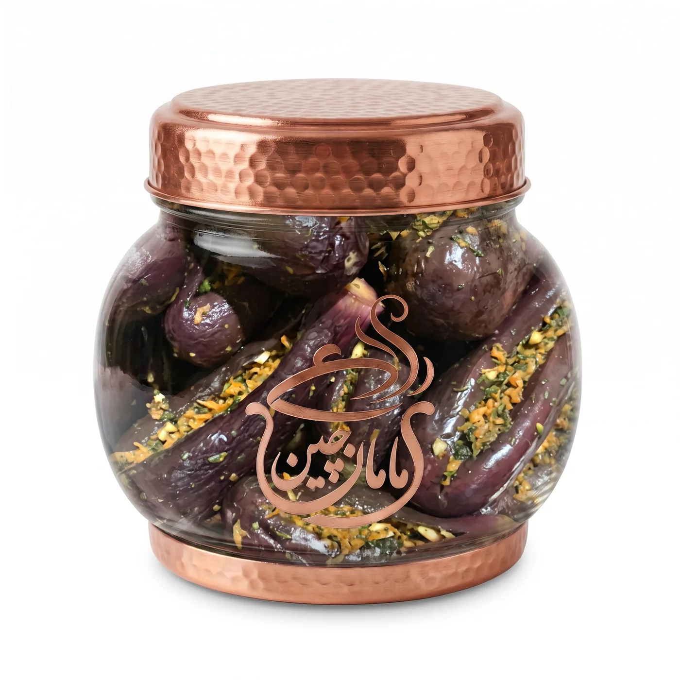 ترشی بادمجان شکم پر خانگی