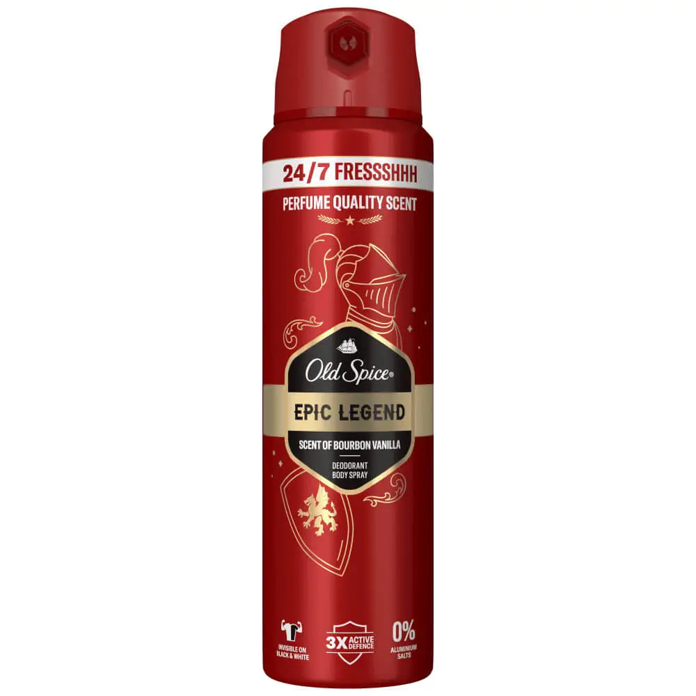 اسپری دئودورانت اولد اسپایس Old Spice EPIC LEGEND حجم 150 میل