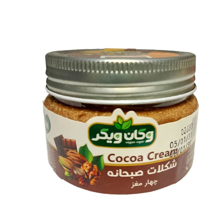 شکلات صبحانه 4 مغز وگان ویگر 200 گرمی