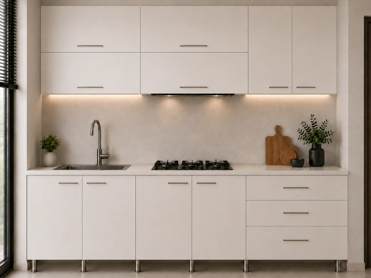 کابینت آماده 3 متری ام دی اف