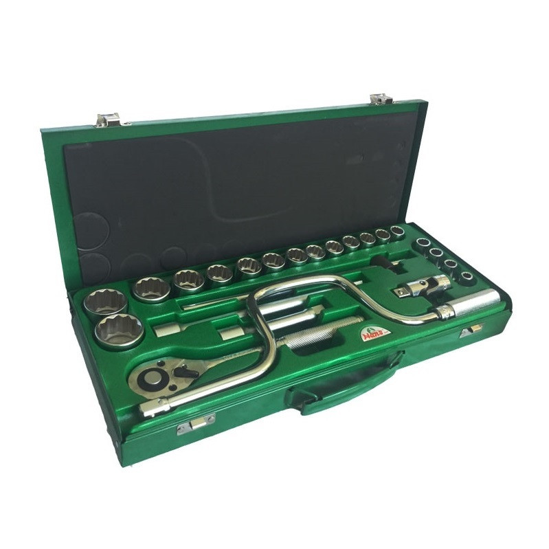 آچار بکس هنس مدل 4624-12MT مجموعه 24 عددی