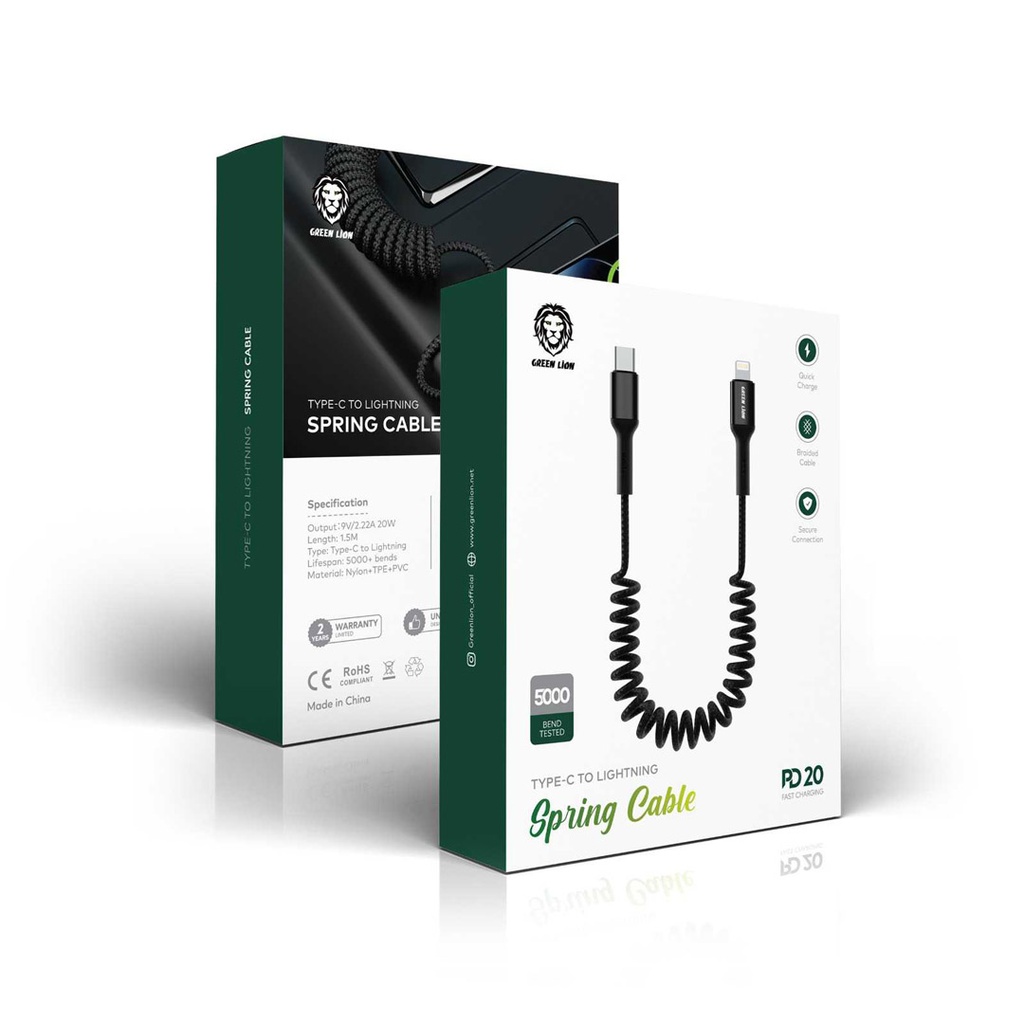 کابل 1.5M گرین لاین Type-C to Lightning PD 20W مدل GNSPTYCLTG