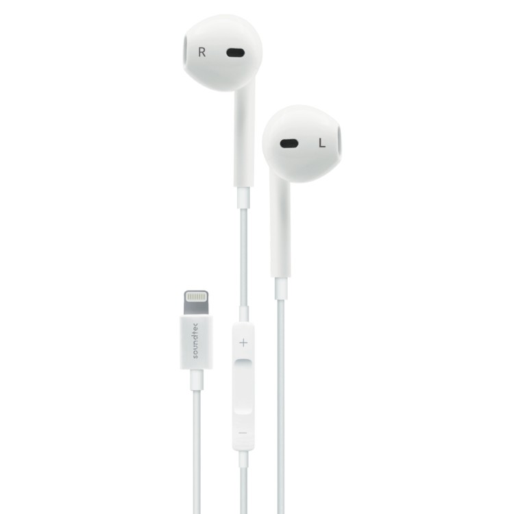 هندزفری لایتینگ با میکروفون HD و کنترل 3 دکمه Porodo Ultimate iPhone Earphones PD-LSTEP
