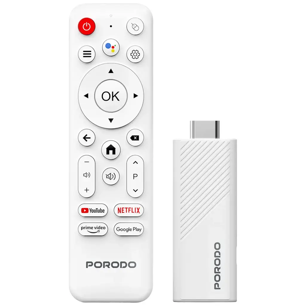 اندروید باکس هوشمند پرودو مدلSmart Streaming TV Stick 4K با دستیار صوتی گوگل PDH313WH