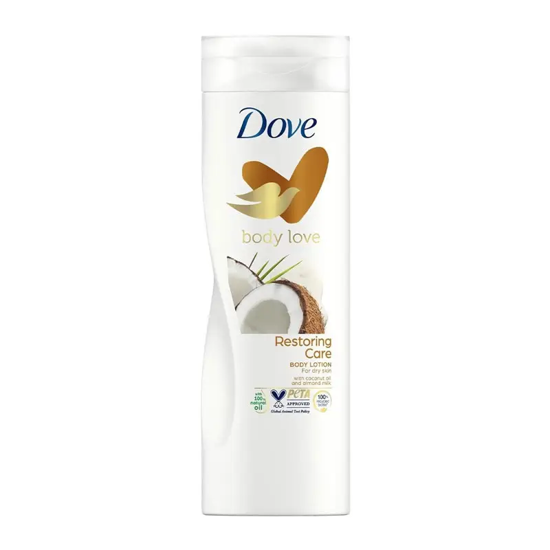 لوسیون بدن Body Love رایحه نارگیل مدل Restoring Care حجم 400ml