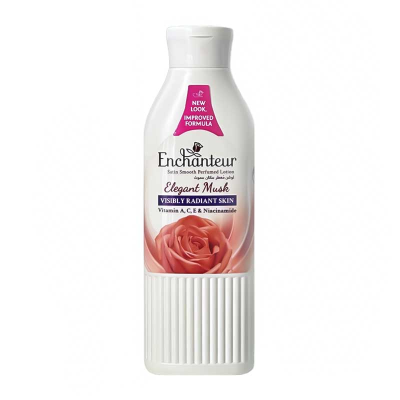 لوسیون بدن معطر Enchanteur انشانتر مدل Elegant Musk حجم 250ml