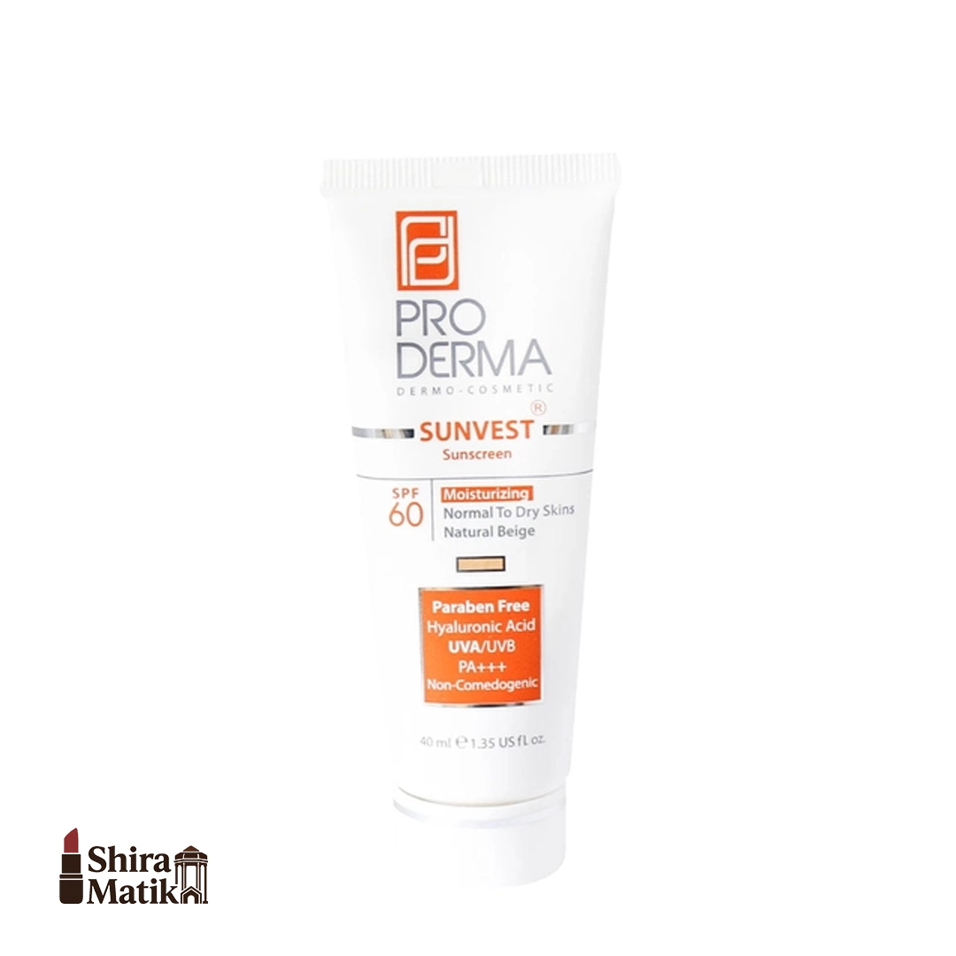کرم ضدآفتاب و مرطوبکننده پرودرما SPF60